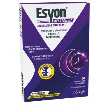 ESYON MELATONINA OROSOL 60CPR