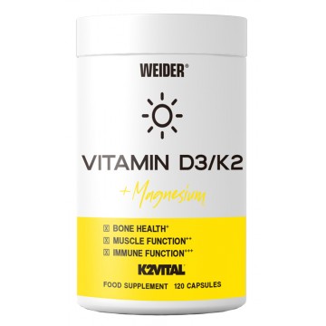 WEIDER VITAMINA D3/K2 120CPS